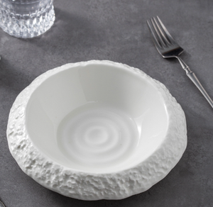 Assiettes de repas <span class=keywords><strong>fines</strong></span> Fournisseur de <span class=keywords><strong>restaurant</strong></span> Chef Platos Para <span class=keywords><strong>Restaurant</strong></span> Assiettes en céramique Passe au lave-vaisselle Assiette à soupe pour pâtes de roche à la mode - Product Image 3