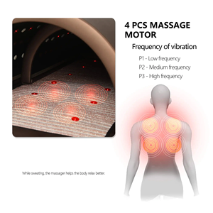 2025 New Tourmaline Spa viên nang hồng ngoại xa tắm hơi Dome với Red Photon ánh sáng ABS chất liệu không thấm nước cho cơ thể - Product Image 3