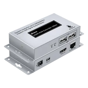 Pierre naturelle rétro — lecteur d'enregistrement audio-vidéo et accessoires, extension mini hdmi USB 2.0 KVM, 50m, pour la maison