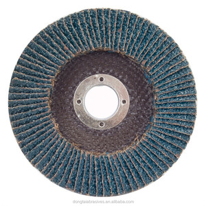 Aluminiumoxid-Schleif klappens cheibe 4 ''/4,5''/5 ''Zoll Schleifen und Polieren Flache Emery-Stoffrad-Klappens cheibe