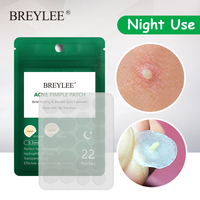 BREYLEE vente en gros, arbre à thé, guérison de l'acné, traitement des taches, patchs d'acné, utilisation nocturne