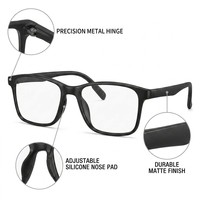 Monture Optique Personnalisable Homme Femme Gaming Affaires Étude Confort Durable K504-11 Prête pour Verres Correcteurs