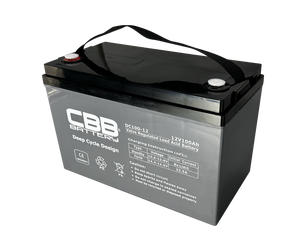 Baterai UPS asam timbal AGM 100AH, baterai untuk mobil listrik, Kereta Golf, skuter 8V 12V memenuhi kemampuan bersepeda Tinggi tugas berat 200AH - Product Image 4