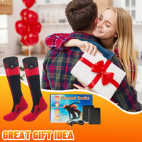 Chaussettes thermiques rechargeables pour l'hiver, chaussettes thermiques chaudes pour le cyclisme, pour hommes et femmes, lavables pour la chasse et le ski en hiver froid