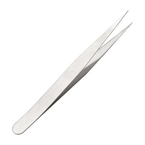 Eyelash Tweezers Stainless Steel Pointed Tip Precision Home Use - Product Image 1