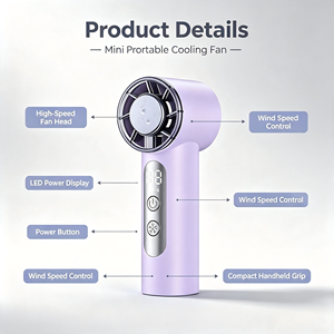The New Listing Gift Box Mini Desktop <b>Fan</b> Outdoor Summer <b>Hand</b> <b>Fan</b> Car Rechargeable <b>Hand</b> <b>Held</b> <b>Fan</b> - Product Image 1