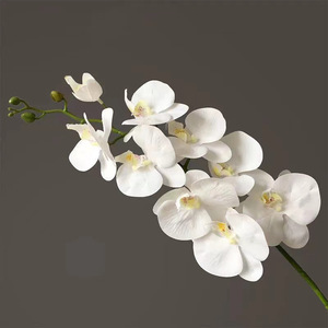 Nueva Llegada, Flor de Orquídea Artificial de Terciopelo de Alta Calidad para Decoración del Hogar y Hoteles - Product Image 4