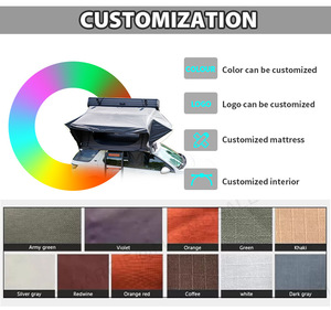 Carpa <span class=keywords><strong>de</strong></span> <span class=keywords><strong>Techo</strong></span> Personalizada para 4 Personas, Carpa <span class=keywords><strong>de</strong></span> <span class=keywords><strong>Techo</strong></span> Resistente e Impermeable para Aventuras Todoterreno en <span class=keywords><strong>4x4</strong></span> - Product Image 4