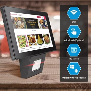 10.1 ''cảm ứng tiền mặt đăng ký giá Checker tất cả trong 1 cảm ứng siêu thị POS Hệ thống giá Checker với 2D Máy quét mã vạch - Product Image 6