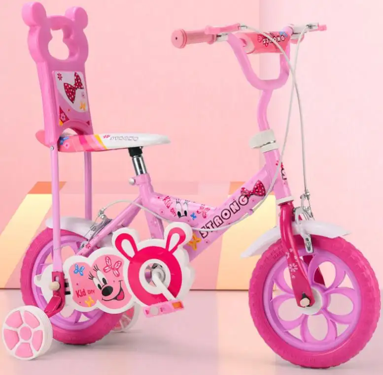 子供用自転車12インチ/2-6歳ピンクプリンセスキッズ自転車2021新品卸売格安価格