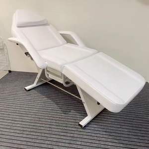 เตียงนวดเสริมความงามอเนกประสงค์แบบพับได้ สำหรับทำทรีตเมนต์ขนตา  พร้อมฐานเสริมความแข็งแรง  สำหรับทำไฮโดรเทอราปี  ทายาสี  และสัก - Product Image 3
