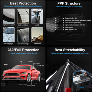 Película de protección de pintura OEM TPU, película de envoltura de carrocería de coche autocurativa, antiarañazos, duradera, transparente, brillante, TPU PPF - Product Image 4