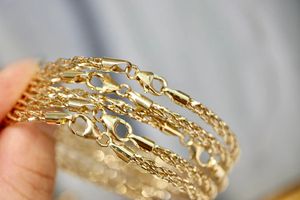 ซินฟลาย ขายส่งเครื่องประดับแฟชั่นอิตาลี กำไลข้อมือทองคำแท้ 18K ลายเกลียว Au750 เครื่องประดับเชือกถักแบบละเอียด กำไลสั่งทำพิเศษ - Product Image 5