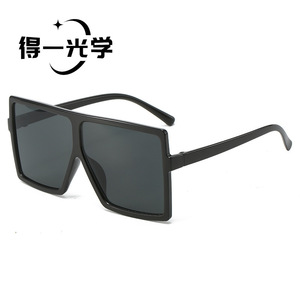 <b>Square</b> <b>Frame</b> <b>Sunglasses</b> UV400 Black PC Lens Cycling Driving Sun Protection - Product Image 1