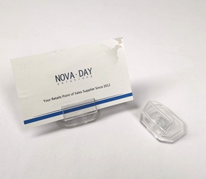 Precio de etiqueta en forma de L, montaje de pared magnético iluminado en forma de T, modelo vertical, menú acrílico, muestra un soporte de letrero de mesa - Product Image 2