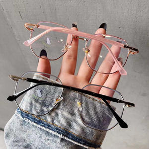 เฉียนไนกรอบแว่นตาทรงแปดเหลี่ยมแบบเต็มกรอบ เลนส์ PC ป้องกันแสงสีฟ้า สไตล์ยูนิเซ็กส์ รุ่น L1-21062 - Product Image 2