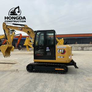 Caterpillar d'occasion pour CAT 305.5E2 Mini pelle sur chenilles Nouveau modèle État d'origine Moteur de 5 tonnes Poids en état de marche Moteur inclus - Product Image 3