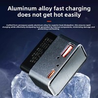 Station d'extension de chargeur de voiture OBD avec adaptateur de charge rapide double USB A/Type-C pour Tesla Model 3/Y