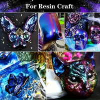 Poudre de Mica miroir 10 couleurs pour bricolage artisanat 3g par artisanat effets de changement de couleur bijoux Graffiti Silicone moule artisanat fournitures