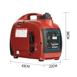 Elektrische Fiets Fiets Batterij Mini Range Extender Draagbare 48V 60V Dc 72V Generatoren Benzine Generator