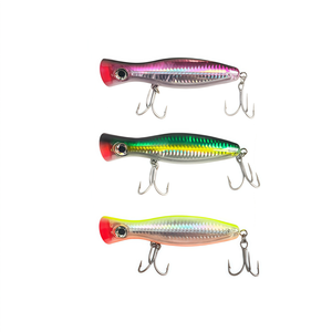 OEM/ODM Leurres Popper en ABS imprimés, prix d'usine, vente en gros économique pour la pêche en rivière, lac et ruisseau - Product Image 5