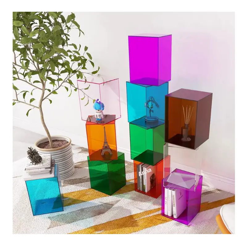 Acryl Display Transparente Schuhe Tasche Fenster Display Benutzer definierte Farbe Display Box Lagerung High-End