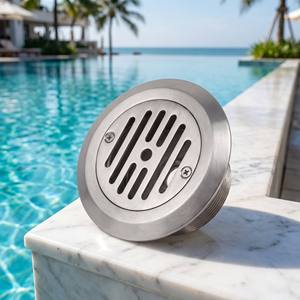 Conector de Entrada de Pared para Piscina, Resistente a la Corrosión, Compatible con Agua Salada, de Acero Inoxidable 304 Premium - Product Image 1