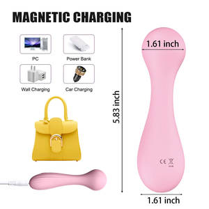 Mini vibración de silicona con revestimiento completo AV Stick Fun <span class=keywords><strong>Vibrador</strong></span> de masturbación femenina para hombres y mujeres Juguetes sexuales para adultos - Product Image 3