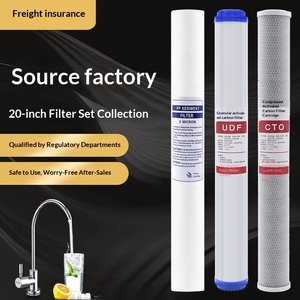 Élément filtrant pour purificateur d'<span class=keywords><strong>eau</strong></span> domestique de 20 pouces, coton PP, <span class=keywords><strong>charbon</strong></span> <span class=keywords><strong>actif</strong></span> granulaire, 5 particules de grande taille, modèle 0430 - Product Image 1