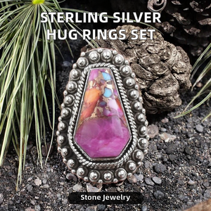 Trendy Orange Dahlia Copper Turquoise <b>Ring</b> 925 Sterling <b>Silver</b> Wedding Gemstone <b>Rings</b> for Women's Claw <b>Set</b> Anniversary Jewelry - Product Image 2