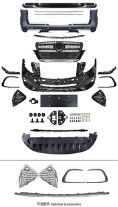 Kit carrosserie V300 pour Mercedes Benz V-Class W447 <span class=keywords><strong>Vito</strong></span> V260 avec calandre ciel étoilé diamant et ensemble de pare-chocs avant et arrière - Product Image 6