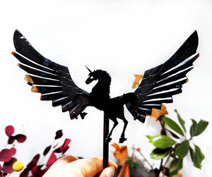 Alas de cristal natural con diferentes temas Dragon Angel Demon Bat Butterfly Soporte de metal para manualidades de cristal - Product Image 6