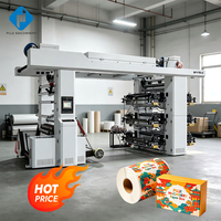 Machine d'impression de sacs en papier pour le commerce et l'alimentation, impression rouleau à rouleau pour sacs en papier avec moteur servo haute précision