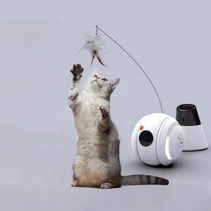 पालतू साथी रोबोट बिल्ली खिलौने स्मार्ट ऐप नियंत्रण इंटरैक्टिव वीडियो और कुत्तों के लिए मजेदार सिलिकॉन और रबर डिजाइन - Product Image 1