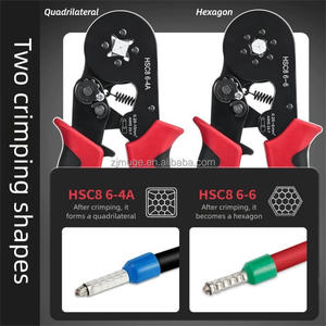 1200pcs đóng hộp hình ống dây End ve uốn thiết bị đầu cuối Bộ dụng cụ cách điện uốn thiết bị đầu cuối dây nối với Uốn Tóc bồng Kìm hsc8 6-4 Bộ - Product Image 5