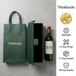Caja <span class=keywords><strong>de</strong></span> Regalo para Vino <span class=keywords><strong>de</strong></span> Lujo Evergreen, Empaque Ecológico con Envoltura <span class=keywords><strong>de</strong></span> Cuero PU para Proyectos <span class=keywords><strong>de</strong></span> Marca Boutique Sostenible - Product Image 2