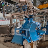 Mesin Penghalus Kertas Baja Yunda SS304 Double Disc Refiner 15000 L/mnt Peralatan Penghalusan Konsistensi Rendah PLC Feeding Gear Hemat Energi 380V
