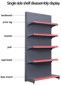 Uzay tasarrufu butik Metal depolama rafları ayarlanabilir doğrudan satış perakende ekran perakende ekran Metal depolama rafları - Product Image 4