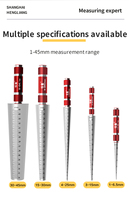 Jauge d'épaisseur conique Hengliang 1-6,5 mm 0,1 mm en acier inoxydable de haute précision gravée au laser pour diamètre intérieur et jauge de trou