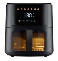 Anbolife Nouvelle friteuse à air numérique 8L avec revêtement antiadhésif, économie d'énergie et arrêt automatique pour usage hôtelier et domestique