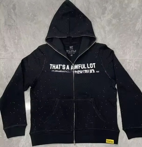 Sudadera con Capucha para Hombre <span class=keywords><strong>de</strong></span> Alta Calidad, 100% Algodón, Estilo Urbano, con Pedrería, con Estampado 'THAT'S a AWFUL LOT of COUGH SYRUP' - Product Image 3