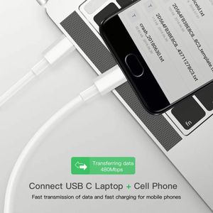 สายดาต้า PD Type-C USB C ไปยัง USB C สายชาร์จเร็ว PD 20W พร้อมกล่องบรรจุ - Product Image 4