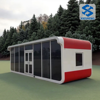 Maison conteneur moderne préfabriquée de 40 pieds, portable et insonorisée Petite cabine préfabriquée Apple à vendre 20 pieds 40 pieds Apple House