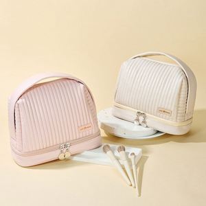 Bolsa de Maquillaje Personalizada con Logotipo, Estilo Simple, Gran Capacidad, Linda y Elegante, Bolsa de Viaje para Cosméticos y Artículos de Aseo - Product Image 4