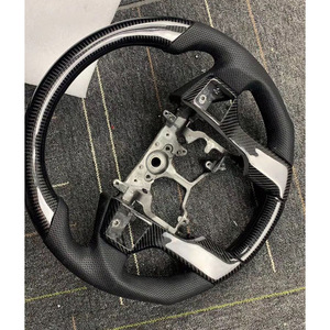 Volant de voiture en cuir et fibre de carbone noir personnalisé YLC pour Toyota Land Cruiser 300 <span class=keywords><strong>GR</strong></span> <span class=keywords><strong>Sport</strong></span> 2022-2024, accessoires de voiture - Product Image 6