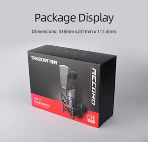 Takstar SM-10 Nieuw Model Microfoon Condensator Opnamestudio Mic Computermicrofoon Voor Zang Uitzendingen Live Streaming