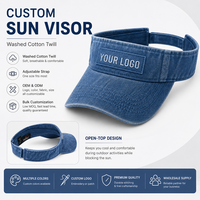 Casquette de soleil ajustable en coton vintage lavé, style sportif, avec boucle en cuivre doré, modèle OEM SHINY