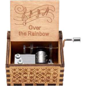 Ne peut pas aider mais tomber amoureux boîte à musique, cadeau d'anniversaire pour femme, petite amie, femmes Saint Valentin couple boîte à musique à manivelle - Product Image 5