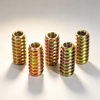 Stainless Steel Metric Hex Flange Insert Nut Class 4 Threaded Plain Coarse Rod Secure Healthcare Equipment Assembly
