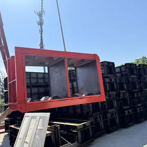 Stampo per Blocchi di Cemento Prefabbricato Tipo Lego, Stampo per Muri di Contenimento Autobloccanti con Nucleo di Supporto per Costruzioni - Product Image 6